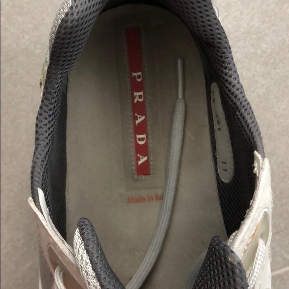 Mens Authentic Gray Prada Sneakers size 11 - Picture 6 of 7